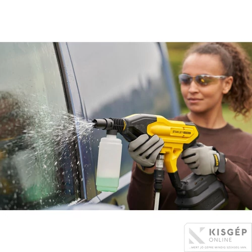 STANLEY® FATMAX® V20 akkumulátoros kézi magasnyomású mosó akkuval és töltővel