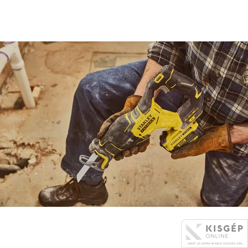 STANLEY® FATMAX® 18 Volt-os V20 akkumulátoros kétsebességes kardfűrész