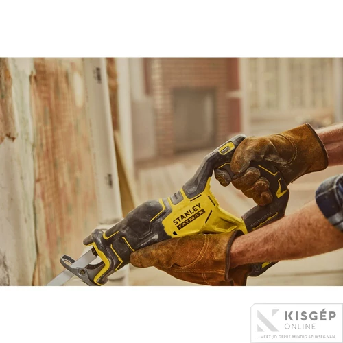 STANLEY® FATMAX® 18 Volt-os V20 akkumulátoros kétsebességes kardfűrész