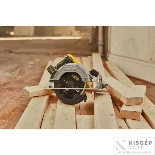 STANLEY® FATMAX® 18 Volt-os V20 akkumulátoros körfűrész, KEFE NÉLKÜLI