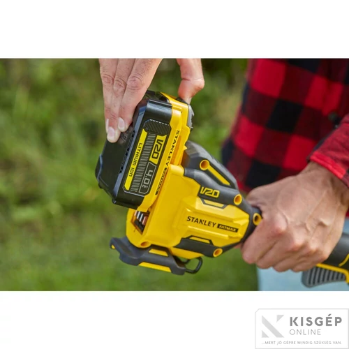 STANLEY® FATMAX® 18 Volt-os V20 akkumulátoros KEFEMENTES fűszegélynyíró 33cm