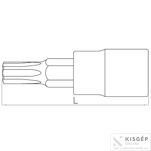 Z bit-dugókulcs fej 3/8 TX15 3024T15 HANS