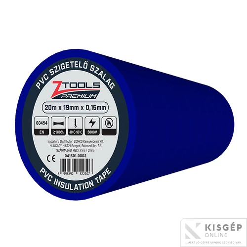 Szigetelő szalag 20x19 kék 1db